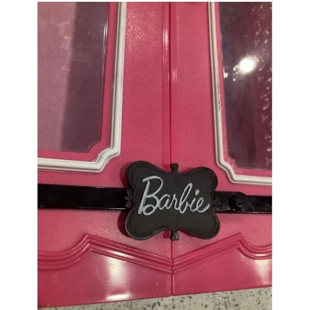 Barbie Closet Carrying Case Clothing Shoes Accessories Pink Wardrobe Fashion